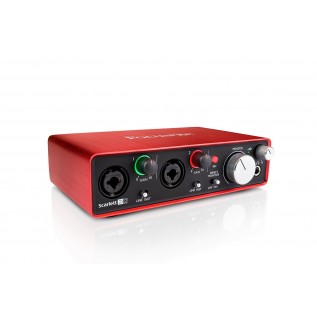 FOCUSRITE SCARLETT 2I2 NEW Аудиоинтерфейс 2 входа/2 выхода USB