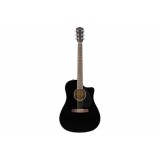 FENDER CD-60SCE BLACK WN