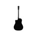 FENDER CD-60SCE BLACK WN