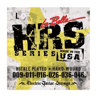 Струни для електрогітари La Bella HRS-L Nickel-Plated Round Wound – Light 09-46