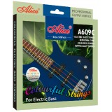Струны для бас гитары Alice A609C разноцветные