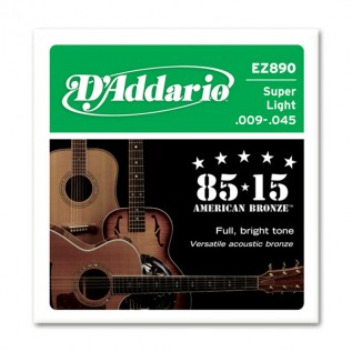 D`ADDARIO EZ890 BRONZE SUPER LIGHT 9-45