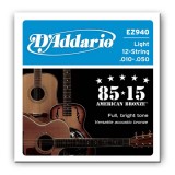 D`ADDARIO EZ940 BRONZE MEDIUM 12 STRINGS 10-50