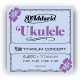 D`ADDARIO EJ87C TITANIUM UKULELE CONCERT