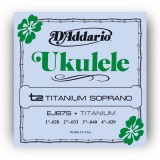 D`ADDARIO EJ87S TITANIUM UKULELE SOPRANO