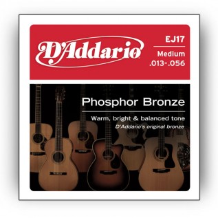 D`ADDARIO EJ17 PHOSPHOR BRONZE MEDIUM 13-56