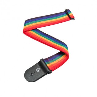 PLANET WAVES PWS111 Polypropylene Guitar Strap, Rainbow