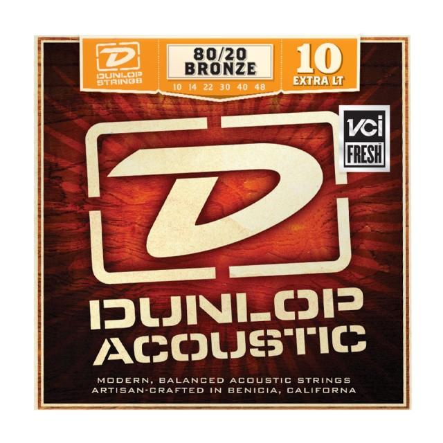 Струни для акустичної  гітари DUNLOP